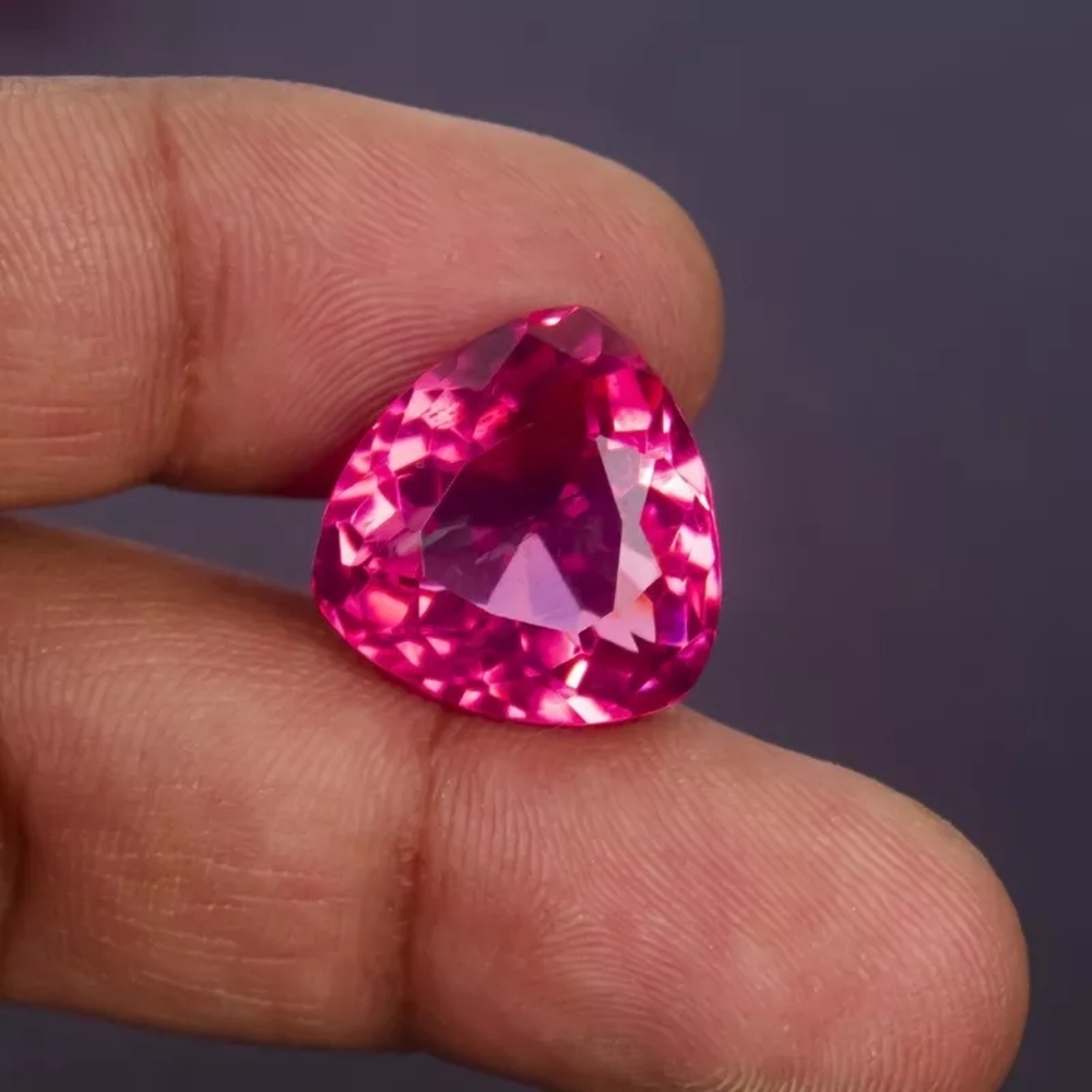 17.5 Ct Certified Natural Translucent Pink Topaz Loose Gemstone